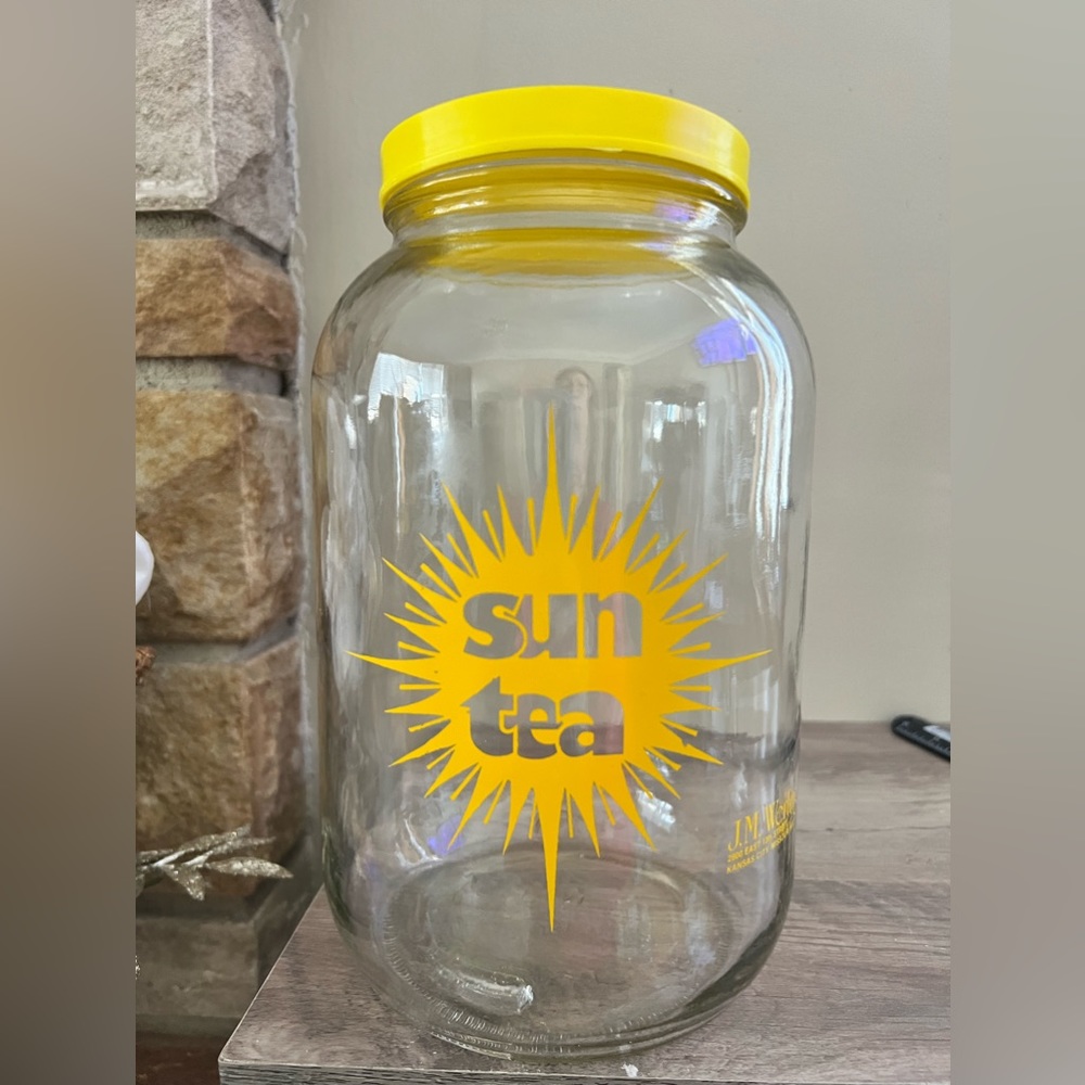 Vintage Sun Tea Glass Jar